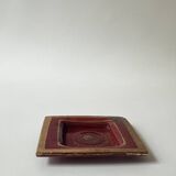 Enameled ceramic pocket emptier attributed to Georges Pelletier, France 1970