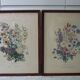 Framed Vilmorin lithograph, bouquet No 7, 1857, E. Champin