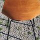 Pair of tonneau chairs by Pierre Guariche plywood base tubes 1954