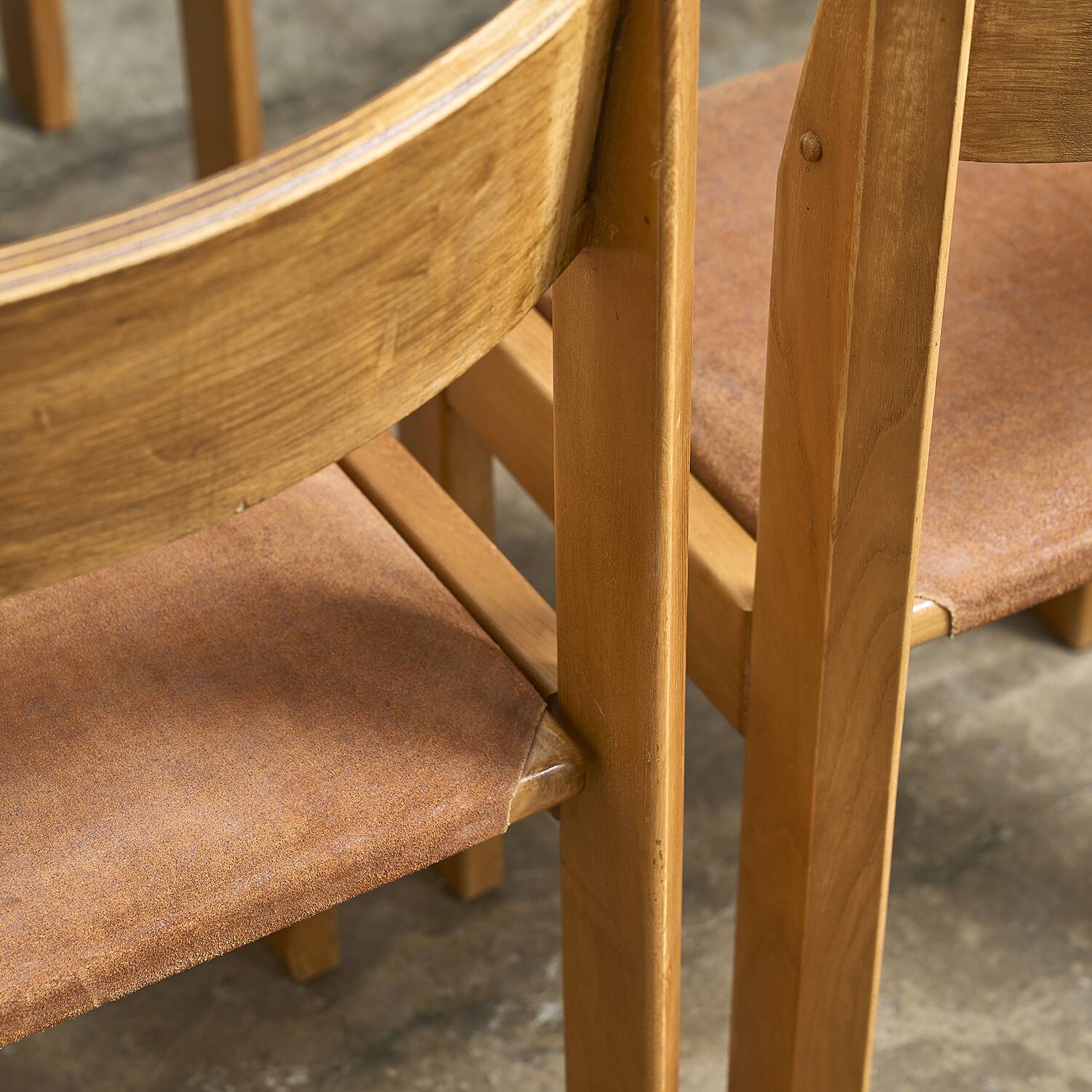 6 dining chairs by Luigi Gorgoni for Roche Bobois