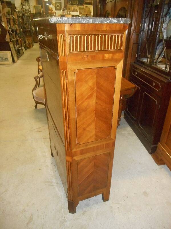 Secretary louis xvi marble tray from the 19th century