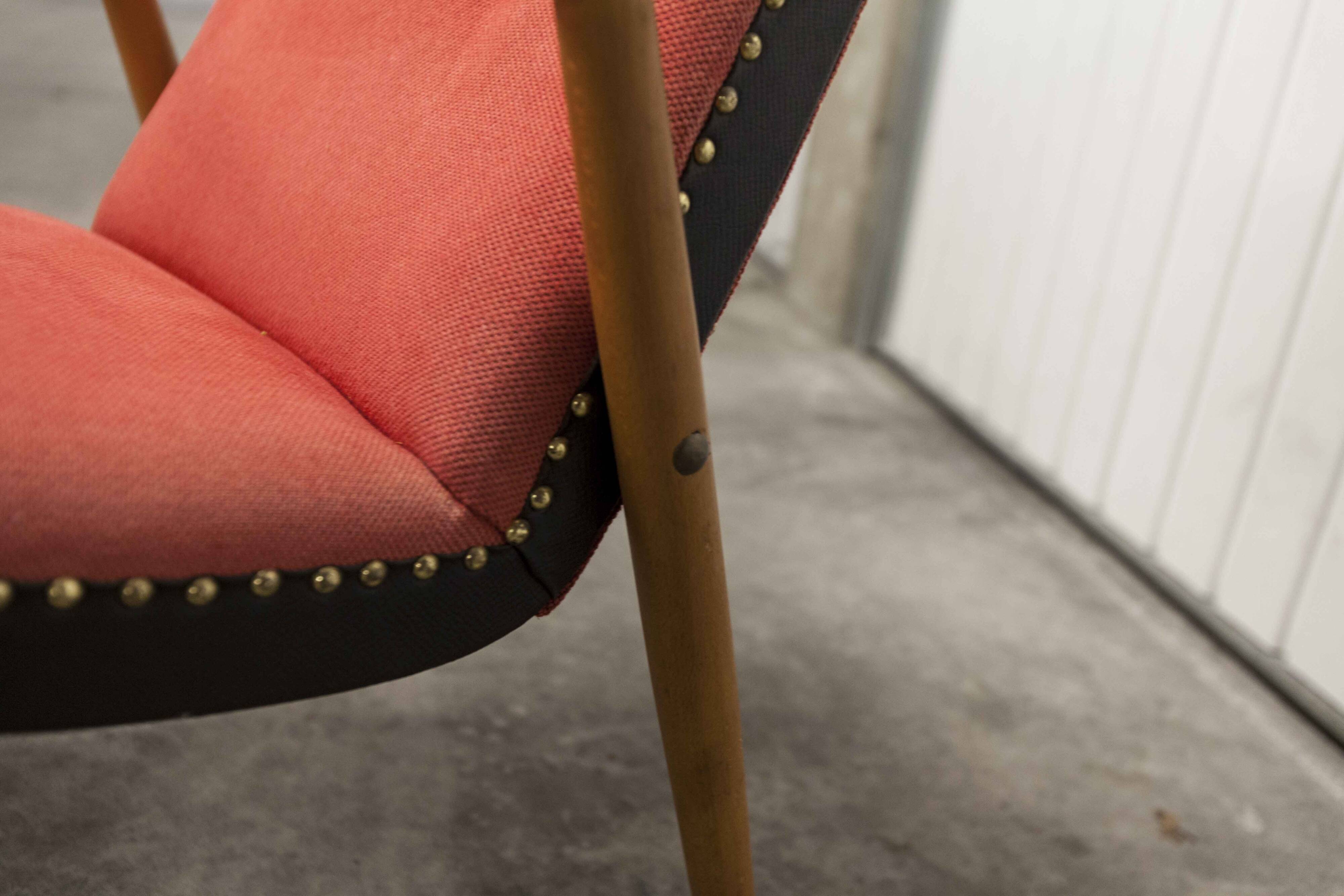 Scandinavian rockabilly armchair 1950s