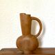 Vase à anse en bois, années 60