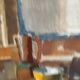 Large Original Swedish Oil on Canvas – “Still Life” by Ingvar Hällgren – Signed – Vintage & Framed – 89 × 42 cm (35" × 16.5")