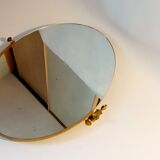 1940/1950 neo-classical 1940/1950 oval swivel mirror 40x70cm