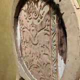 Chairs in Lacquer and Ikat Damask Upholstery, Set of 2