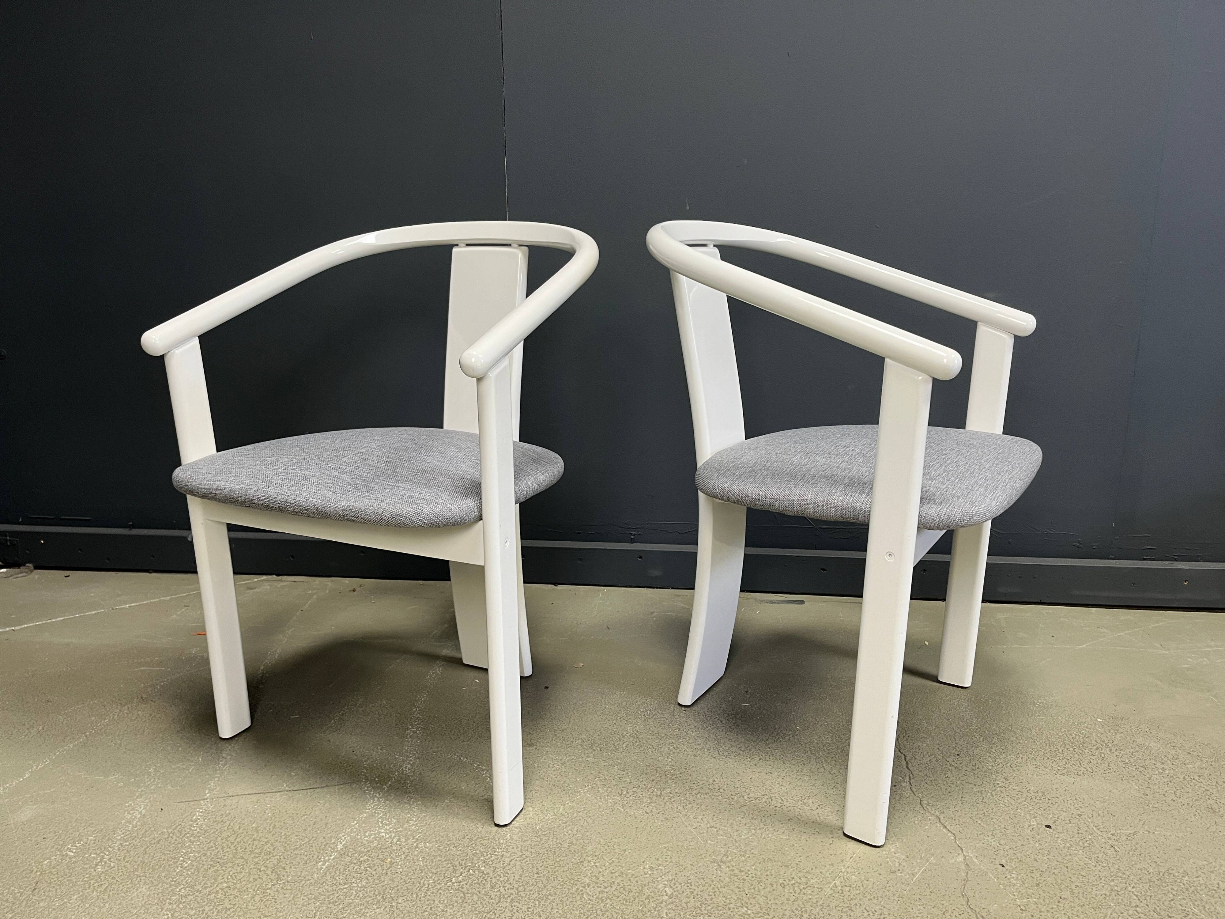 Post modern Spanish dining chairs, set of 8 - 1980s