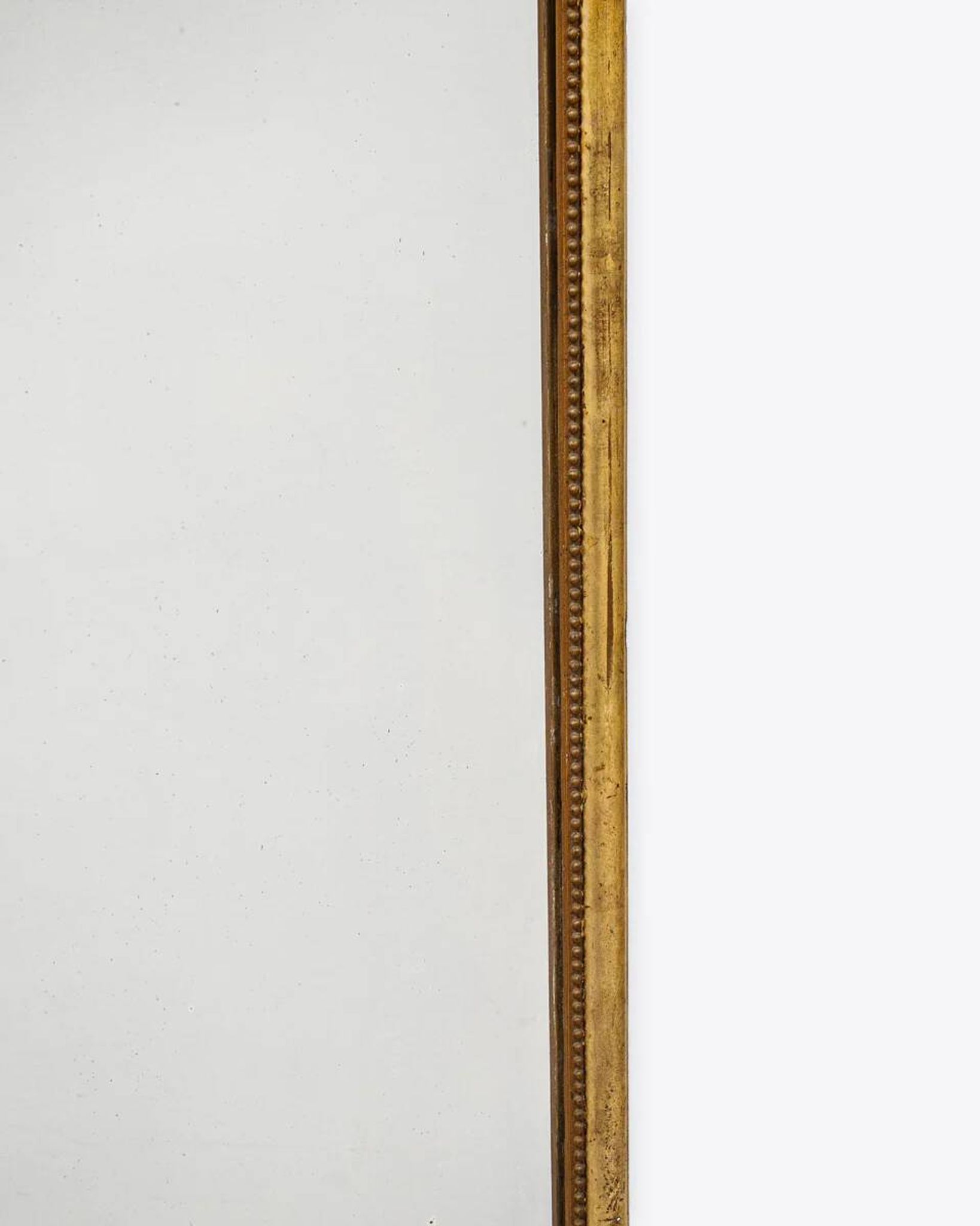 Miroir monumental Louis Philippe du XIXe siècle avec cadre fin