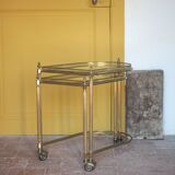 Vintage sideboard, living room furniture, nesting side tables, accent furniture.