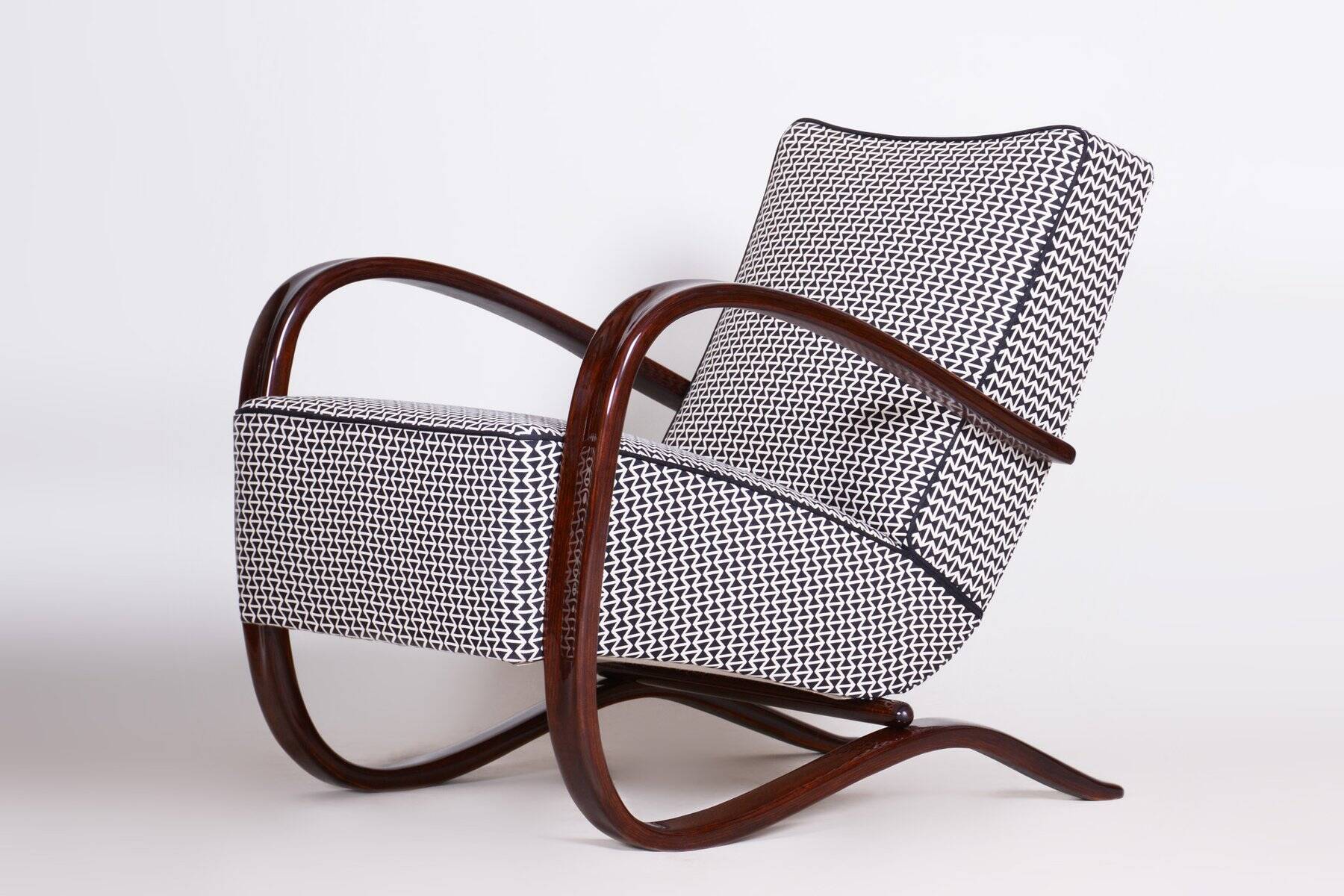 Art Deco Lounge Chairs by J. Halabala for Up Závody, 1930s, Set of 2