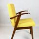 Vintage yellow armchair, 1970s