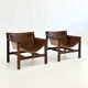 Chaises longues Safari par Carlo Hauner pour Forma
