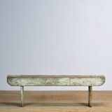 Rustic pine bench, circa 1960