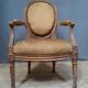 Medallion armchair of Louis XVI era