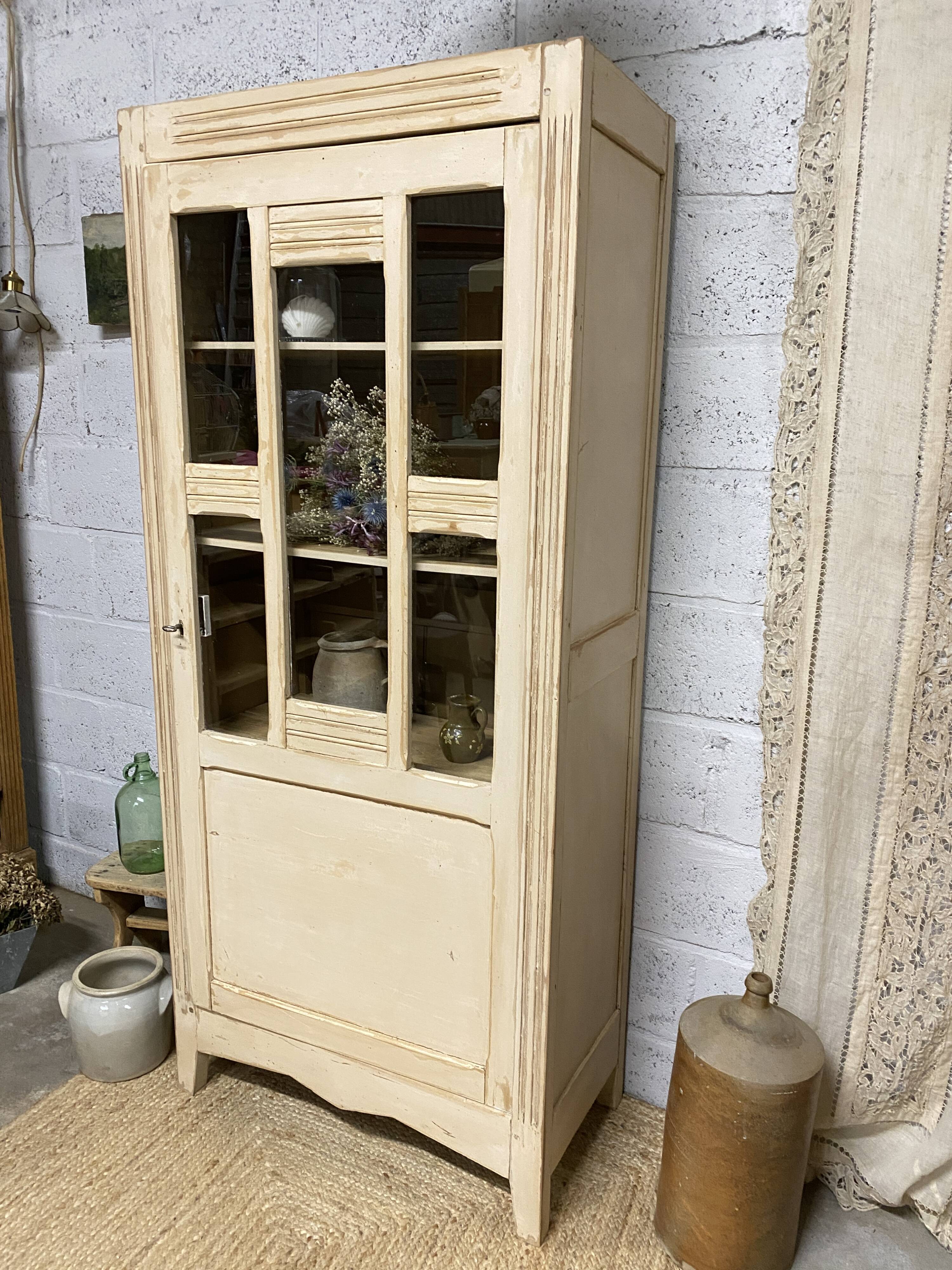 Glass-fronted Parisian wardrobe