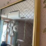 Venetian bistro mirror 200 x 100 cm - 50s