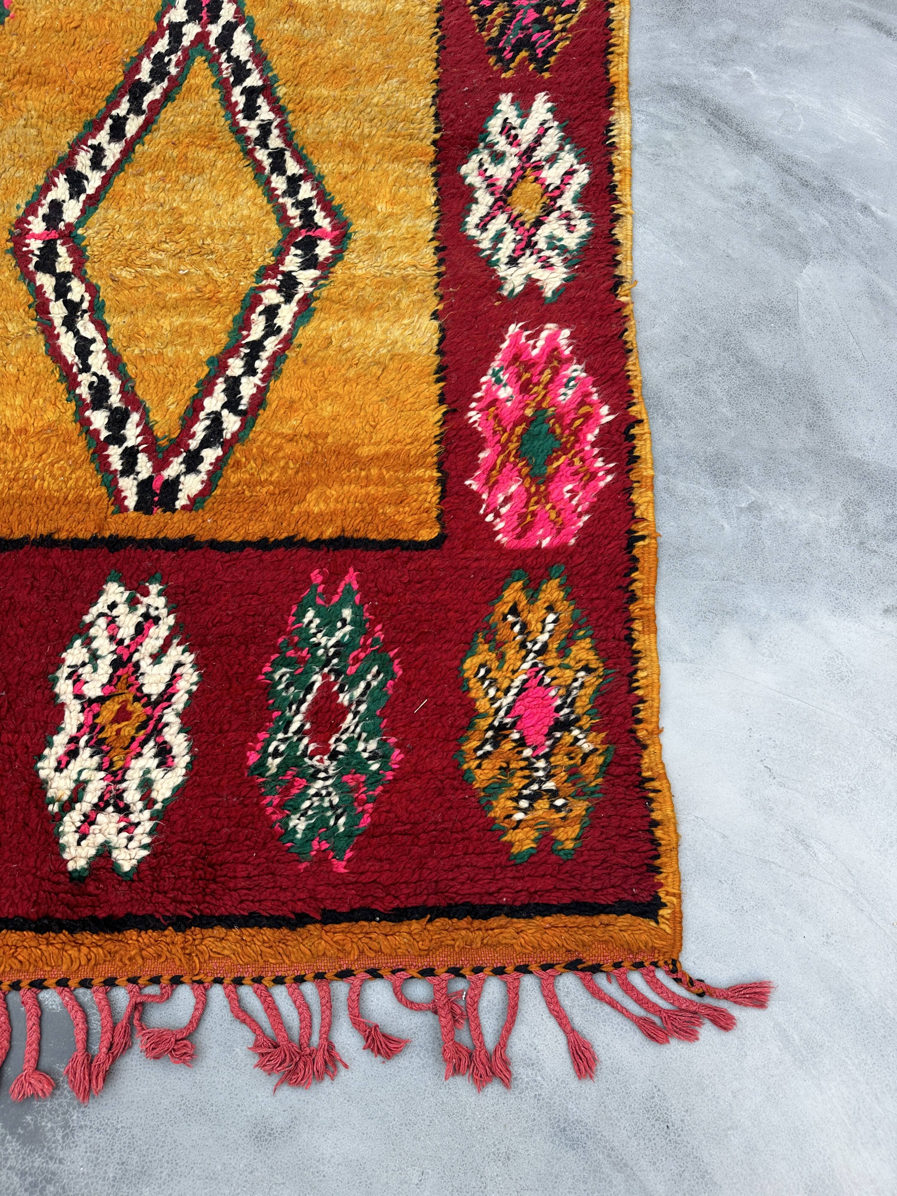 Colorful Taznakht Moroccan rug - 350 x 195 cm