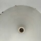 Enameled sheet metal cone pendant light