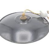 Hanging in black enamelled plate