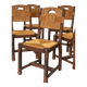 Suite de chaises par victor courtray