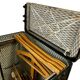 Antique XL Clothes Trunk / Paris Travel Hall Trunk