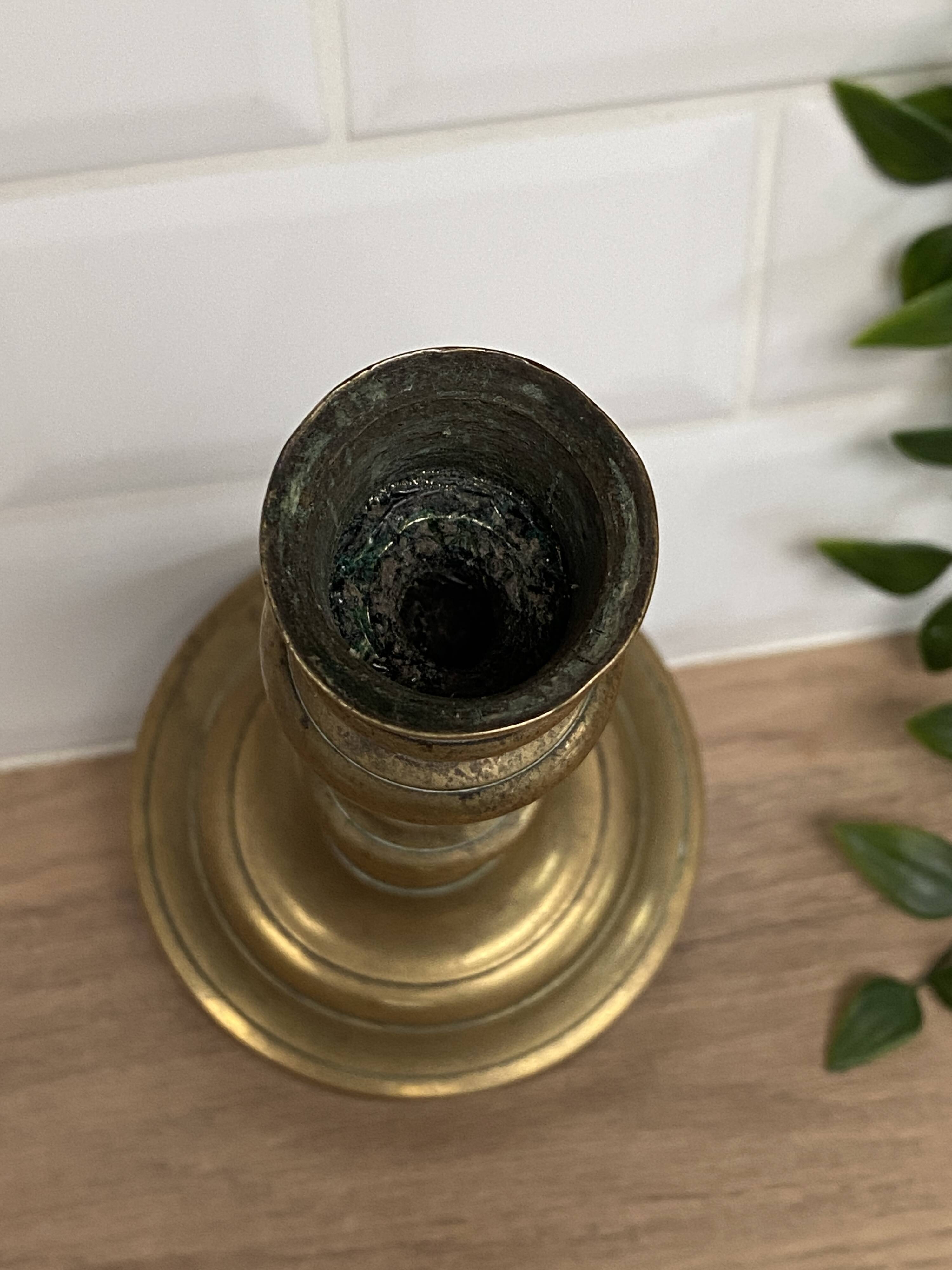 Brass candle holder