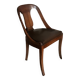 Art deco office chair gondola back