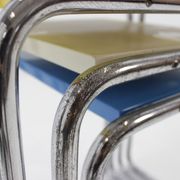 Tables gigognes B9 Bauhaus par Marcel Breuer 1930s