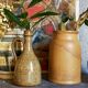 Vase droit en grès émaillé Français vintage