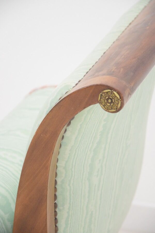 Empire-style gondola bench 19th
