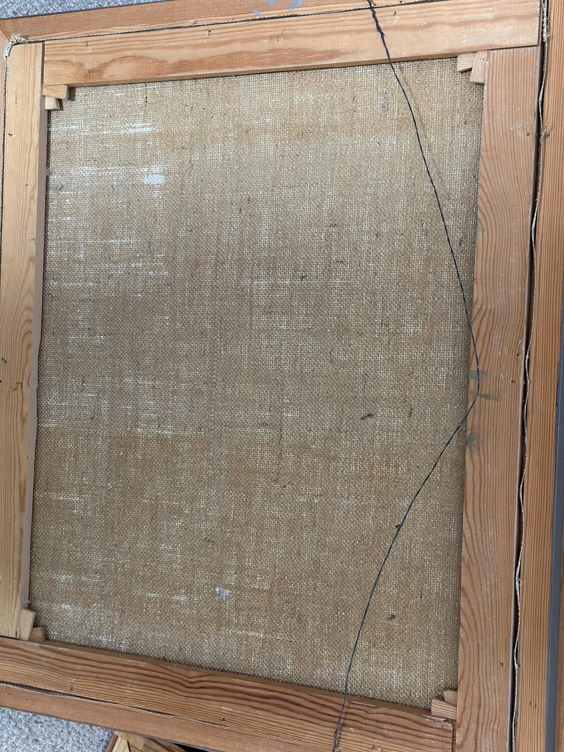 Swedish Oil on Canvas – “Autumn Landscape” by Ulf Tedenstig (1937–1999