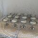12 ice cream cups + stainless steel tray Guy Degrenne
