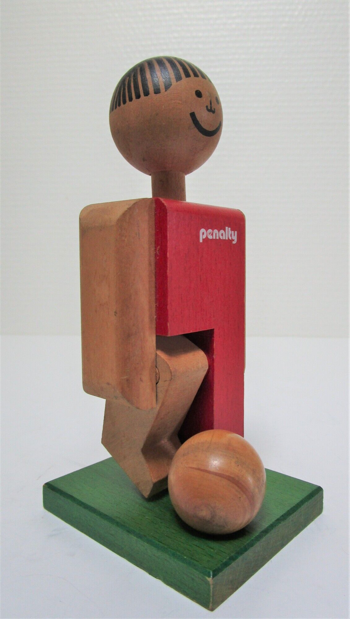 wooden toy footballer design P. Schweizer for Naef Switzerland