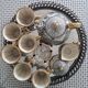 Art ceramic coffee/tea service by linda hojem (1999) - 10 pieces