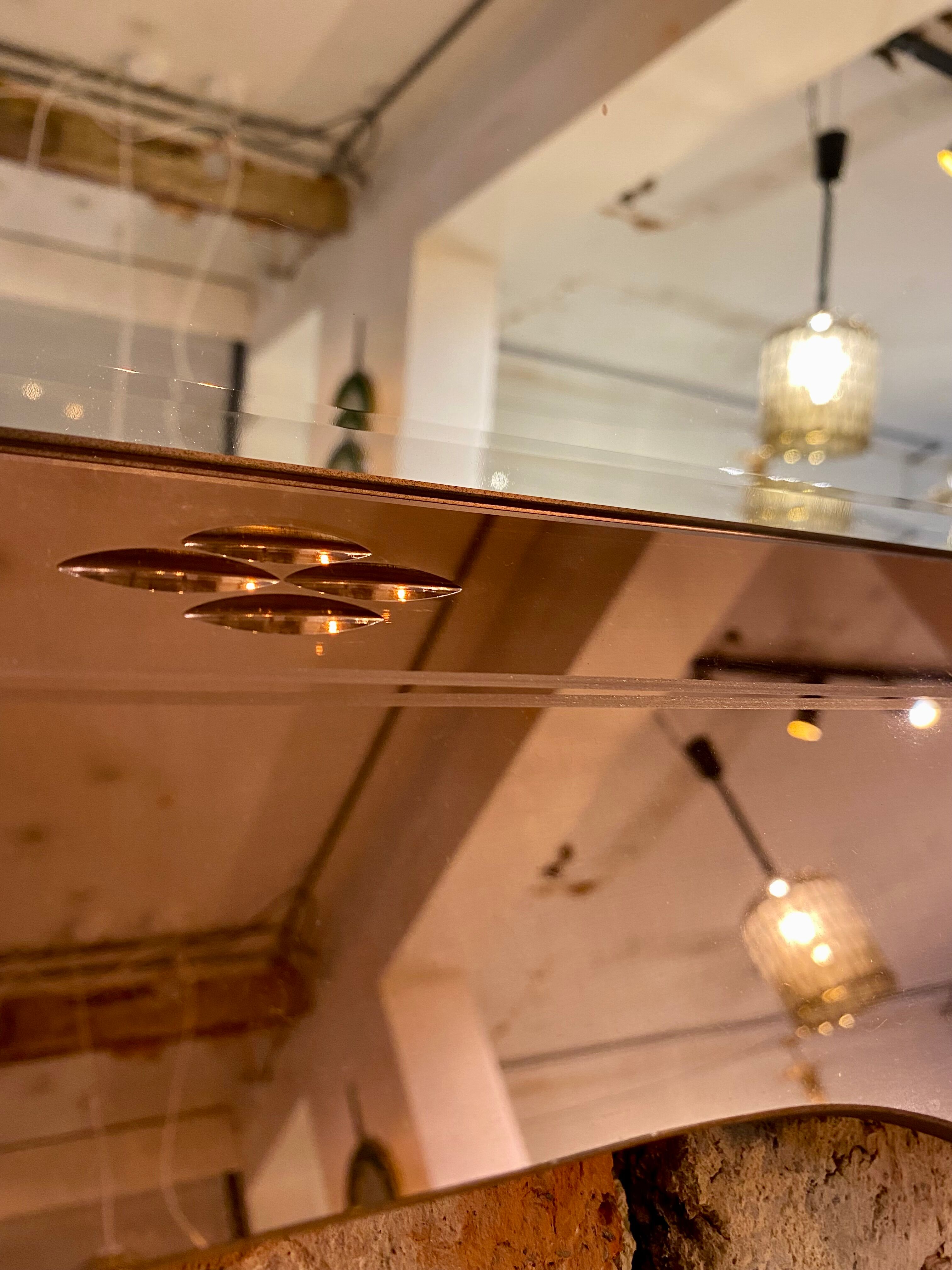 Two-tone Venetian mirror