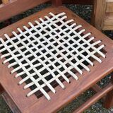 Mahogany set (ipe) composed of a table, 14 chairs and 2 armchairs - work from the 70s