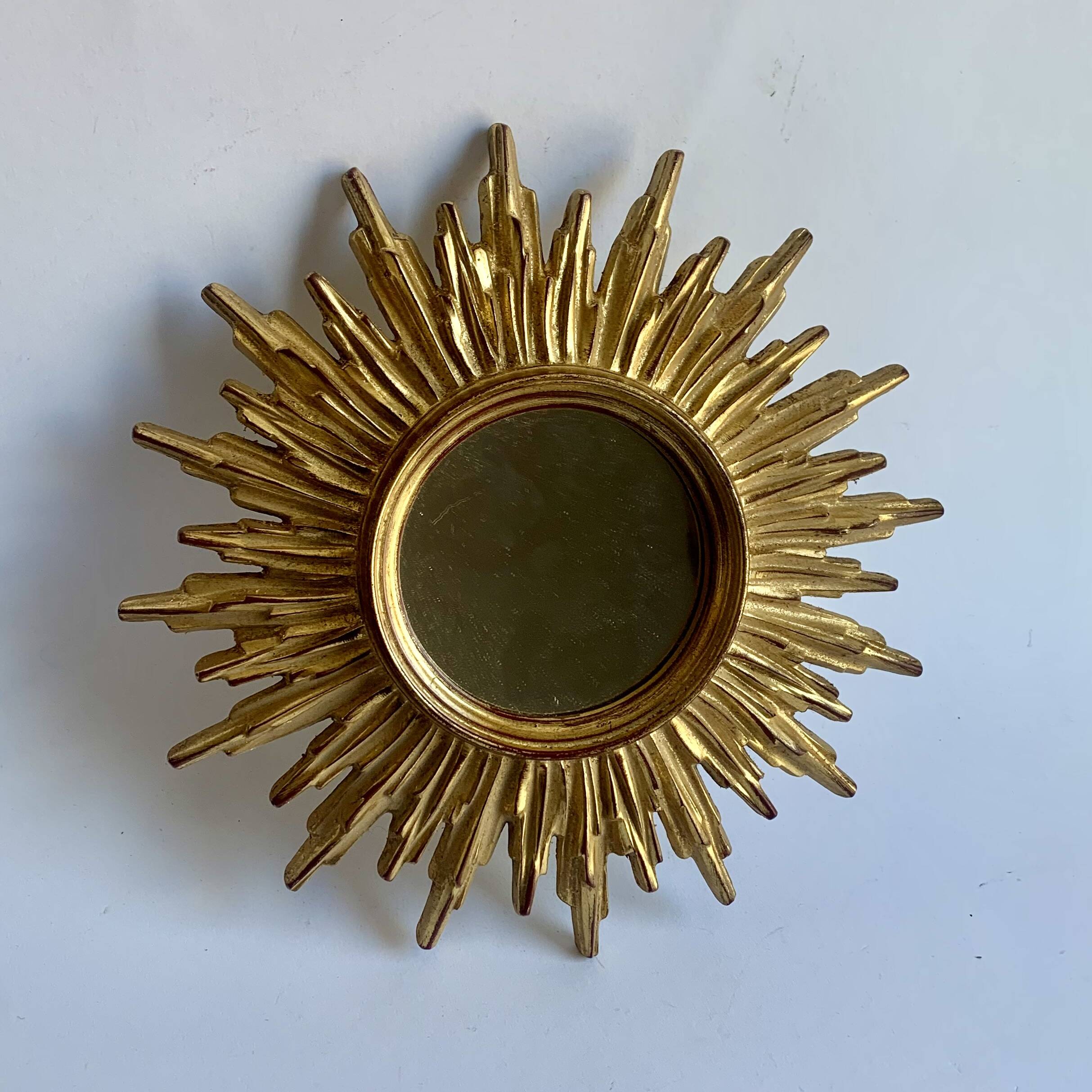 Vintage  Sunburst Mirror