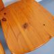 Set of 4 vintage chairs in pine from the 70s