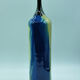 Vase bottle soliflore signed to identify contemporary multicolor design décor
