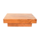 Table basse gainée de cuir