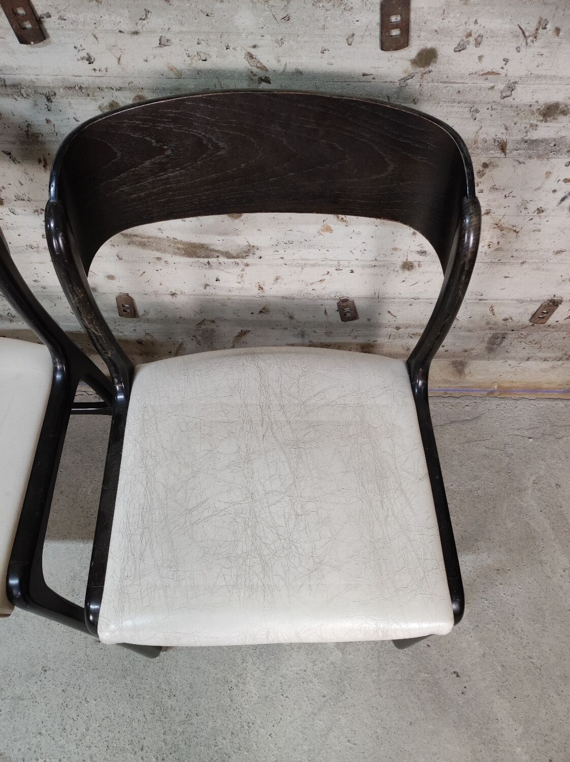 Lot de 6 chaises Baumann traineau