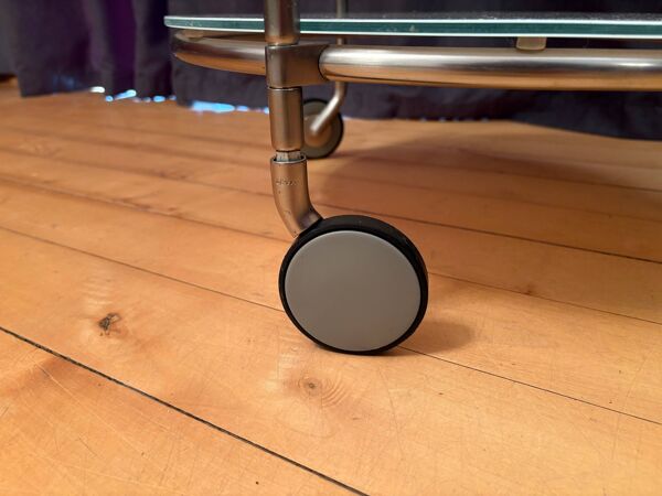 Mobile side table designed by Ehlen Johansson, Ikea, Sweden, 1970s