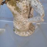 Gargoyle in cement mermaid bugle cathedral ep 1950