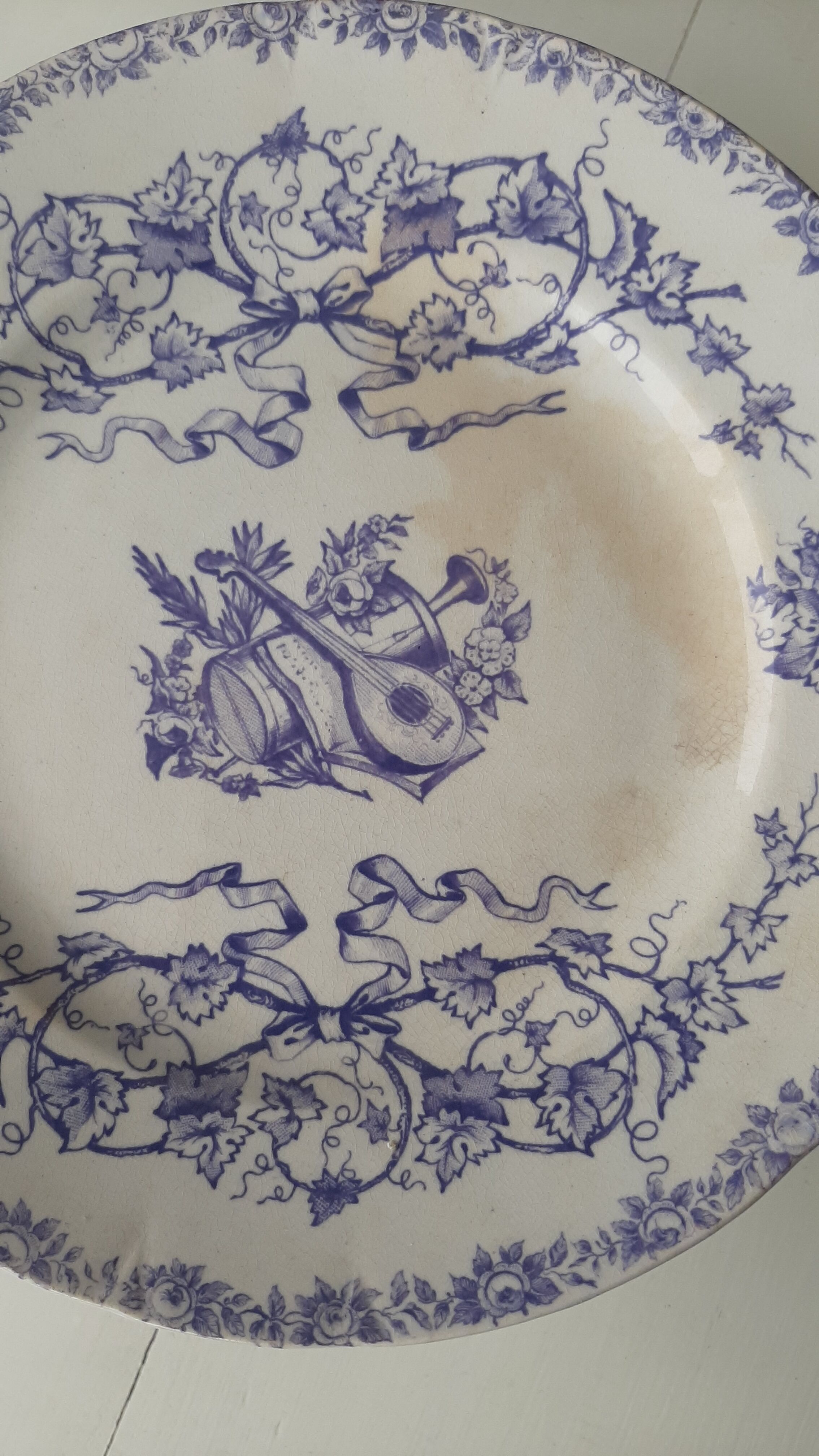 Lot of dessert plates from the 19th century