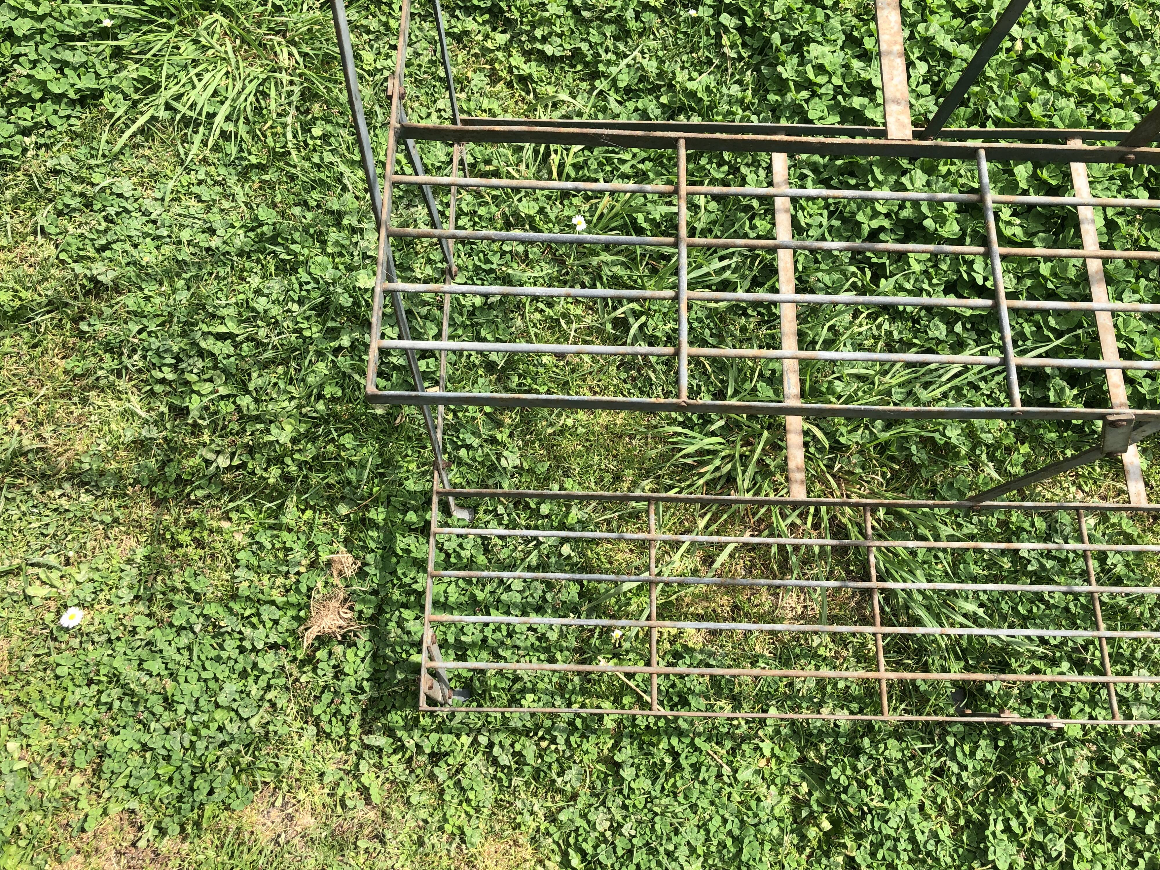 Wrought iron plant holder