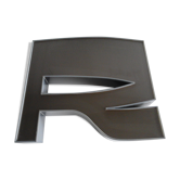 Lettre d'enseigne "R" vintage