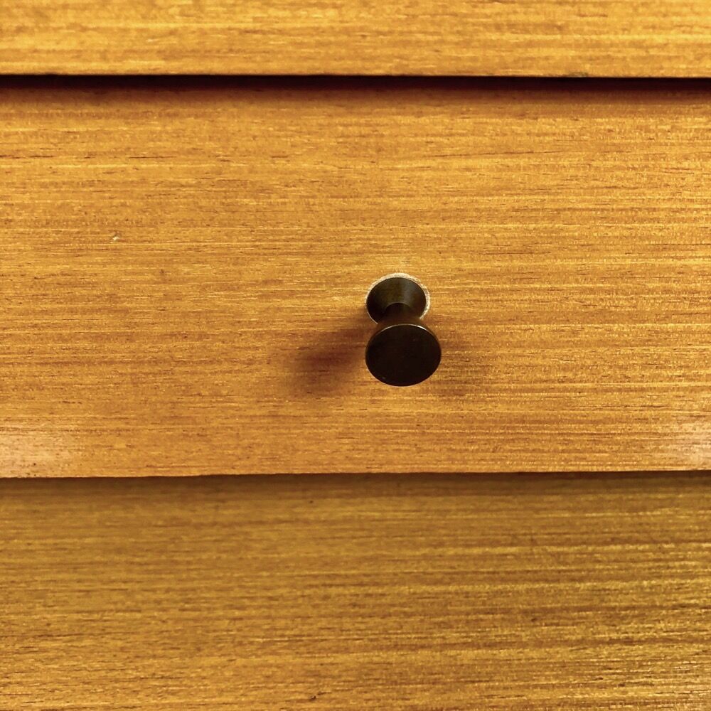 Vintage bedside with two trays