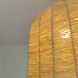 Suspension Gaby in Braided Raffia – 40×50 cm – Handmade in Morocco