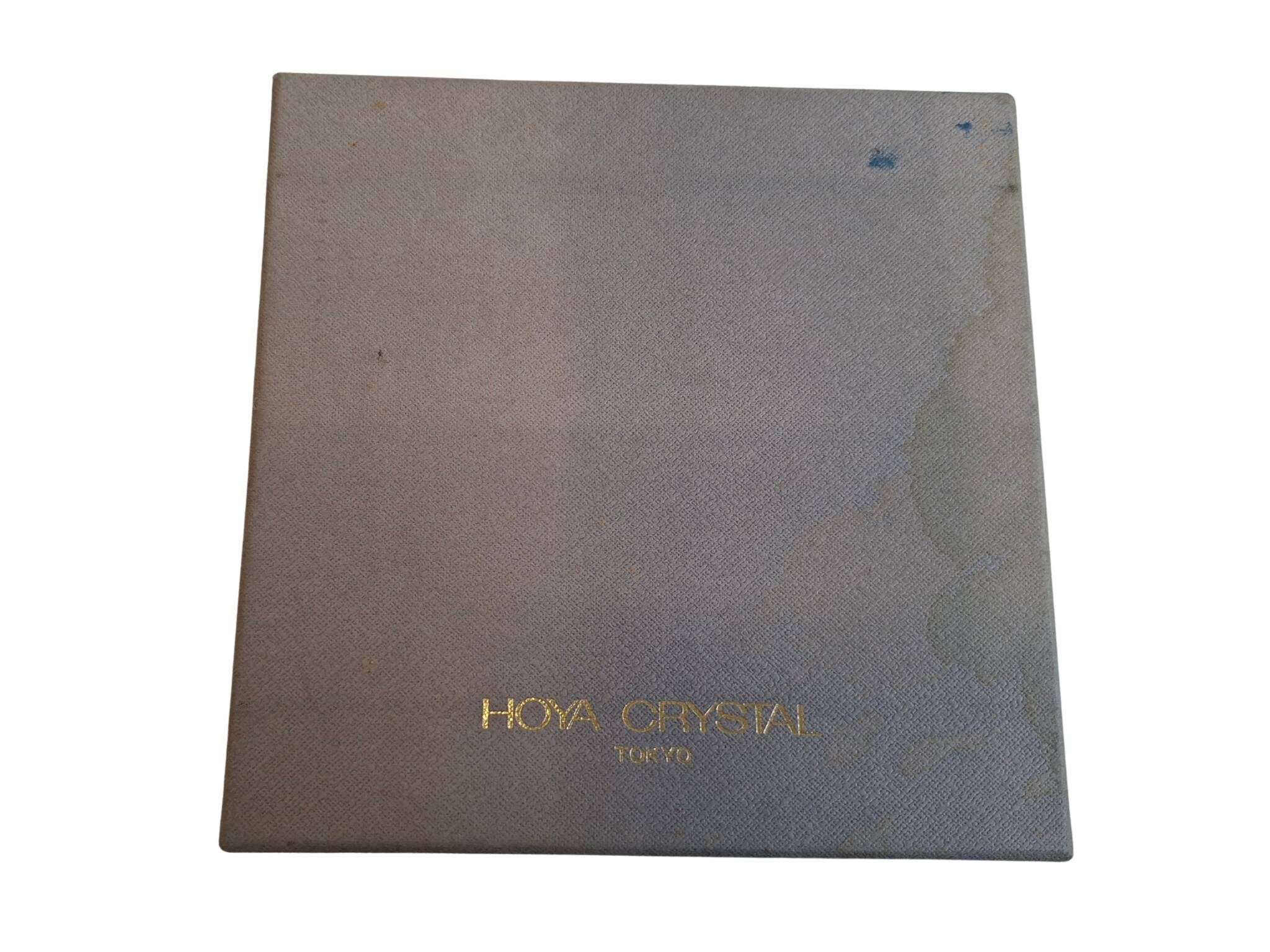 Cendrier Vintage Hoya Crystal Tokyo – Cristal de Haute Qualité 1970