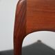 Lot de 4 chaises Niels Otto Moller en teck scandinave 60